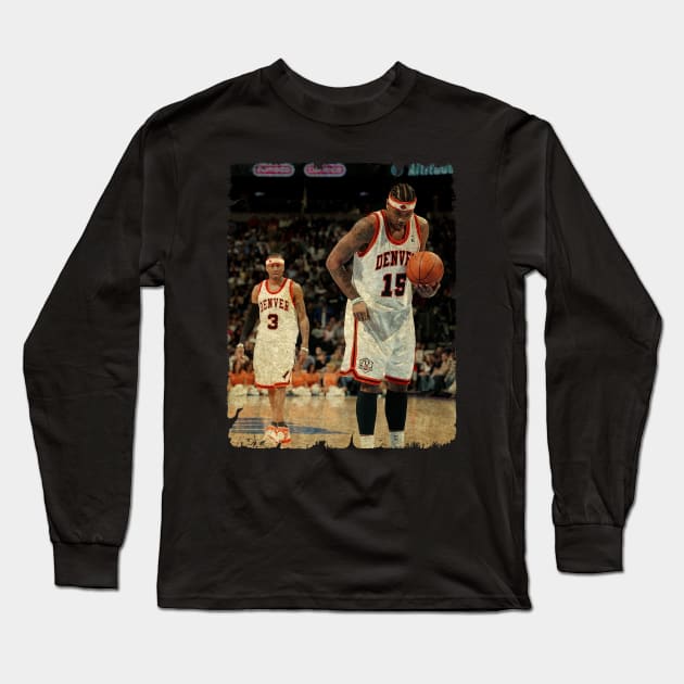 Carmelo Anthony and Allen Iverson Long Sleeve T-Shirt by Wendyshopart